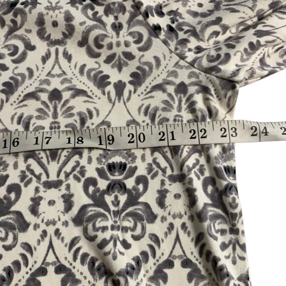 Chico's Top NWT Women's Size 4 (2X) Madam Maria Long Sleeve Modern Ecru Leisure - Picture 6 of 7